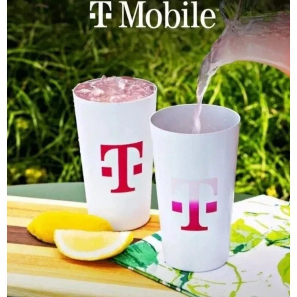 Set Of 2 T-Mobile Aluminum Tumbler Color Changing Cup Tuesday June 2024 Edition